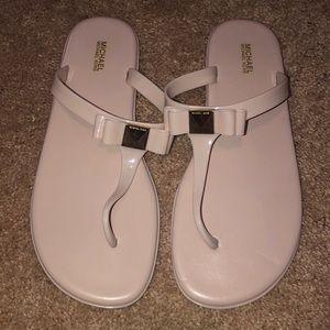 Michael Kors Jelly Flip Flops